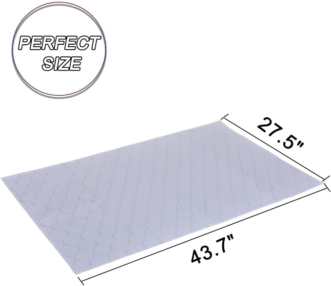 Replacement Washable Pee Pads for Dogs Puppy Potty Training to Pee & Poop | Quick Absorbent, Reusable, Waterproof, Leak-Proof, Non-Slip, Whelping Pads for Pet Housebreaking Dogs Tray, Indoor Outdoor