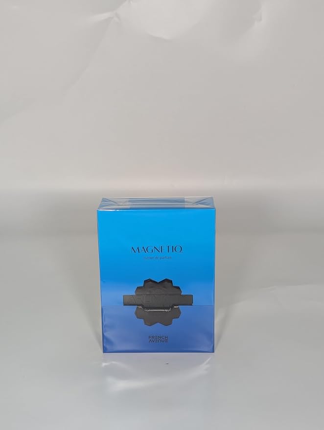 French Avenue Magnetiq Eau De Parfum, Woody Aromatic Fragrance, 3.4 Fl Oz, Long Lasting Scent for Women and Men, Liquid Form with Bergamot and Pink Pepper Notes