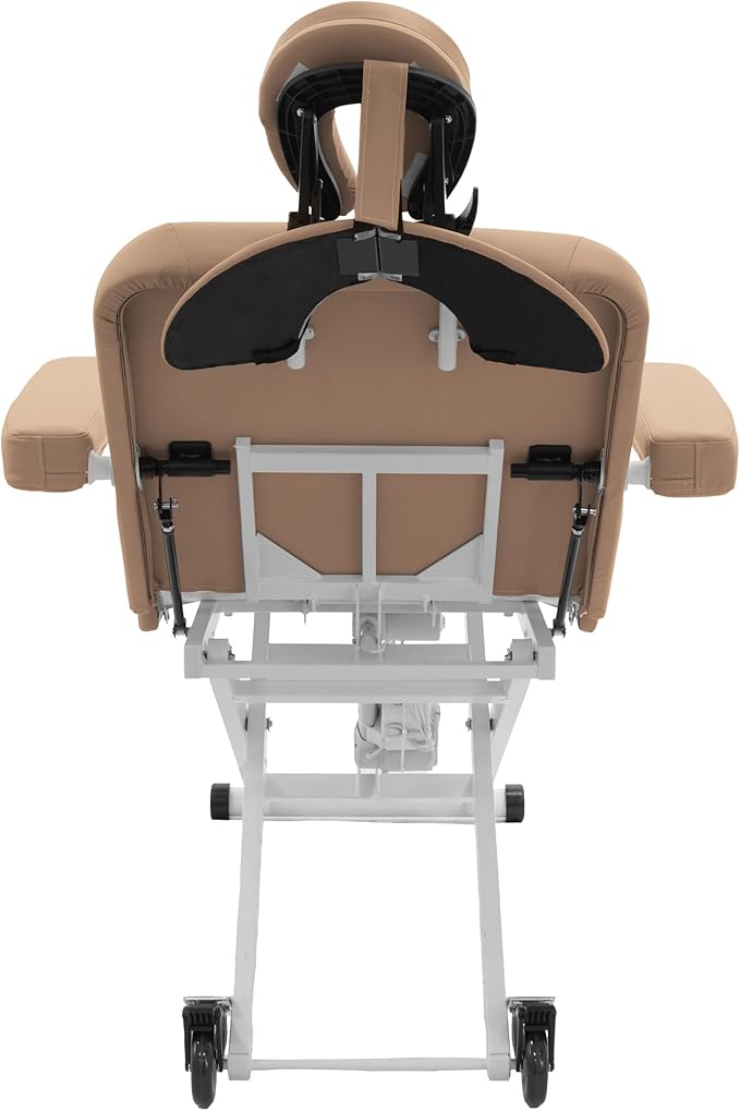 SKINACT Cleo Electric Spa Treatment Table, Facial Massage Bed ADA Compliant (Sand)