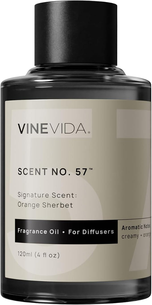 VINEVIDA [4 Fl Oz] Orange Sherbet Fragrance Oil for Cold Air Diffusers, Essential Oils for Diffuser Oil Refill & Air Freshener Room Spray