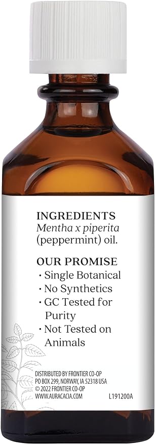 Aura Cacia Sweet Peppermint Essential Oil 2 fl. oz.