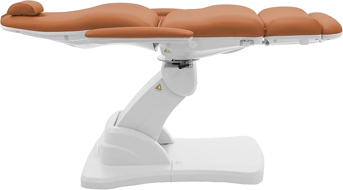 SKINACT Bents Electric Medical Spa Treatment Table Facial Massage Bed Camel Orange