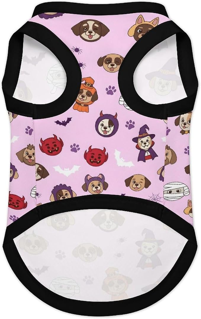 Halloween Pet Vest Cosplay Dog Pet Shirts X-Small | paws bat Dog Shirt Vest cute pet Sleeveless Vests Ice Silk Dog T-Shirts holiday Dog Clothes Halloween Canine Wear