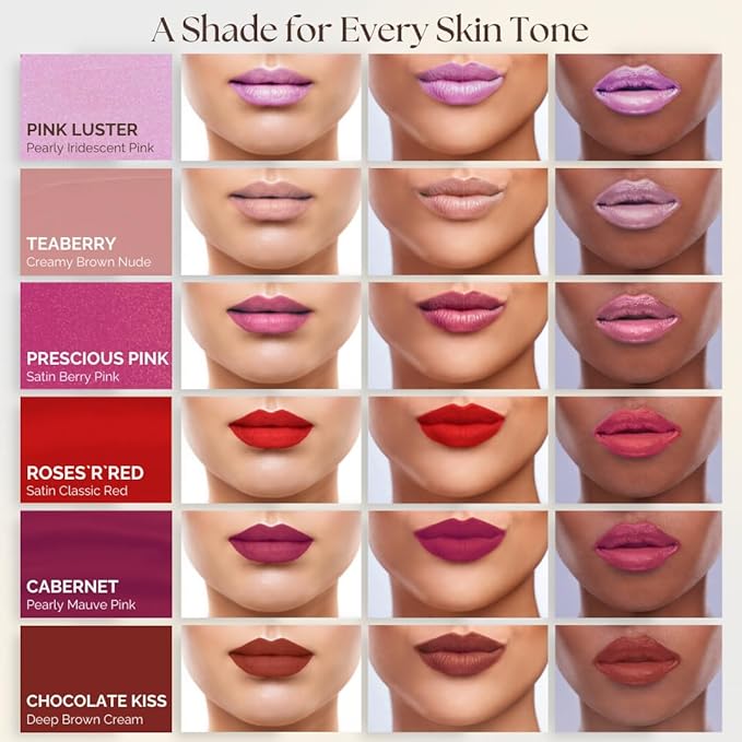 𝗘𝘀𝘀𝗲𝗻𝗰𝗲 𝗼𝗳 𝗔𝗿𝗴𝗮𝗻 Moisturizing Deep Red Lipstick, Tinted Lip Balm with Pure Organic Argan Oil, Shea Butter Lip care, Lip Moisturizer, Long Lasting Lipstick Cabernet