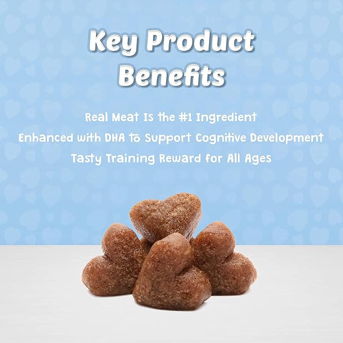 Blue Buffalo Bits Soft Dog Treats for Training, Made with Natural Ingredients & Enhanced with DHA, Salmon Recipe, 4-oz Bag (Pack of 6)