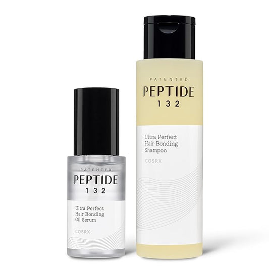 COSRX PEPTIDE 132 Hair Shampoo & Oil Serum Set - Bonding Shampoo + Bonding Oil Serum