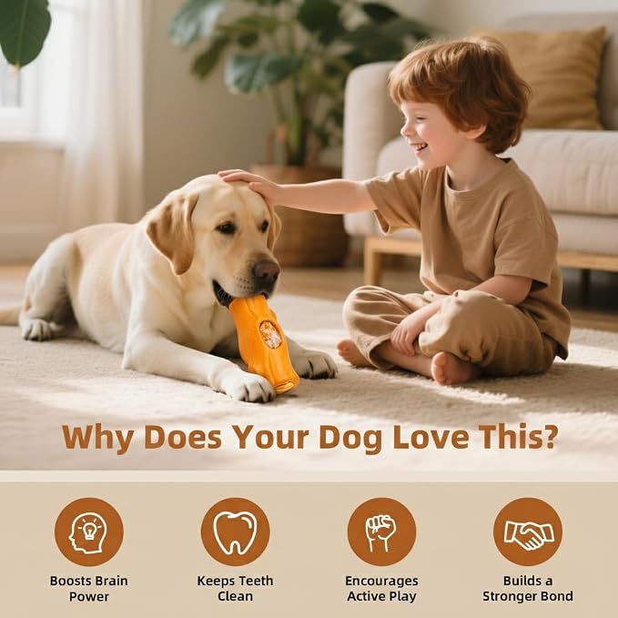 1 Pack Dog Toys for Aggressive Chewers Blue