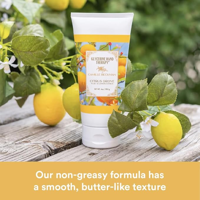 Camille Beckman Glycerine Hand Therapy Cream, Citrus Grove Scent, 1.35 Ounce
