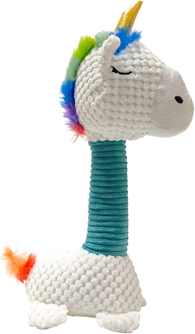 Squeaky Plush Dog Toys, Cute Animal Pet Toy for Small Dogs, Pony