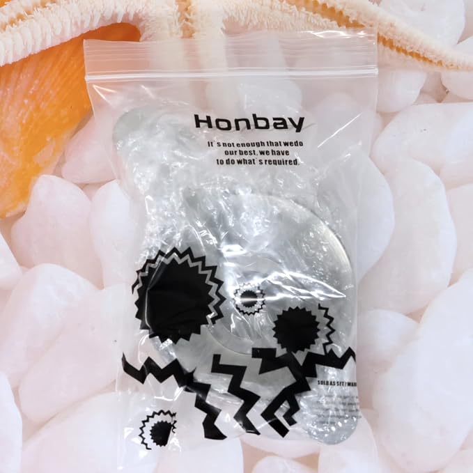 Honbay 2PCS Different Size 304 Stainless Steel Mini Strainer Fine Mesh Tea Funnel Tea Coffee Filter with Double Handles
