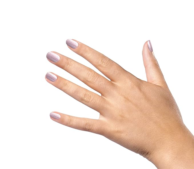 duri Nail Polish, 765 Cyber See, Light Lavender Metallic Shimmer, Full Coverage, Fast Drying, Long Lasting, Easy to Apply, 0.45 Fl Oz