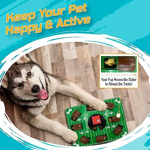Pets First NFL Cleveland Browns Puzzle Treat Dog Toy - Interactive Toy for Dogs