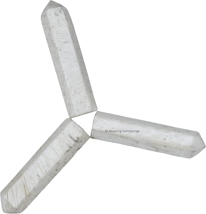 Amazing Gemstone Crystal Points Bulk Healing Crystals & Stones - Premium Single Terminated Healing Wand Point Bulk Crystals for Crafts, Crystal Grid, DIY Work