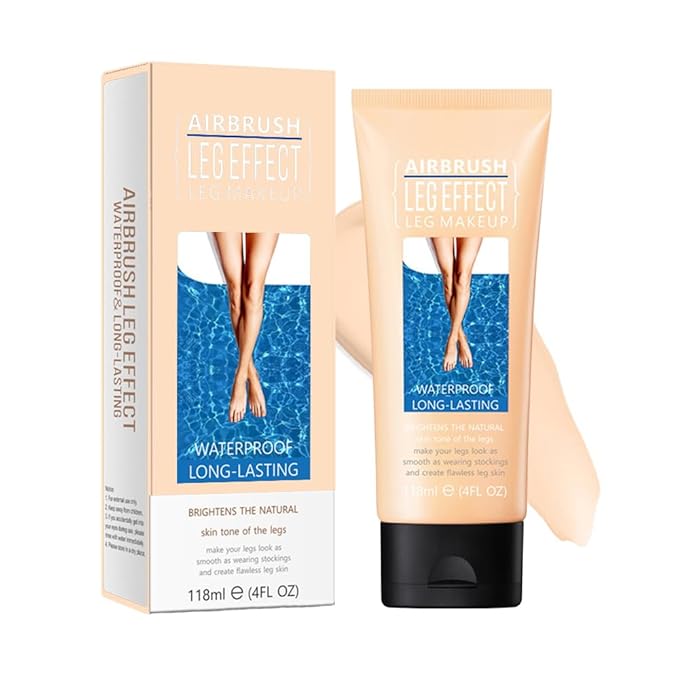 Leg Makeup Waterproof, No Transfer Body Concealer, Coverage for Vein, Scar, Tattoo (#01 Fairest Glow, 1Pc)