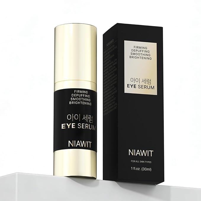 Eye Serum for Dark Circles and Puffiness - Advanced Anti-Aging Under Eye Treatment for Wrinkles, Bags and Fine Lines - Hydrating and Firming Formula to Brighten and Revitalize Tired Eyes