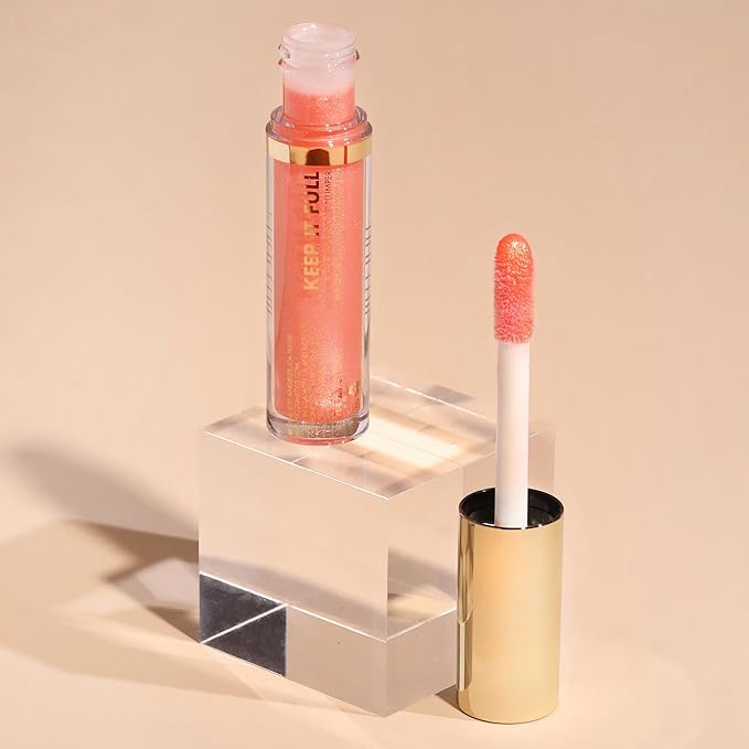 Milani Lip Gloss, Keep It Full Nourishing Lip Plumper with Hyaluronic Acid & Peptides for Soft, Fuller-Looking Lips (0.13 Fl. Oz.) Luminoso
