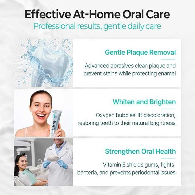 LiveOrals Puredia Whitening Toothpaste 80g – Fluoride-Free, Nano Hydroxyapatite & Hydrogen Peroxide, Sensitive Teeth, Enamel Strengthening, Natural Mint Gel
