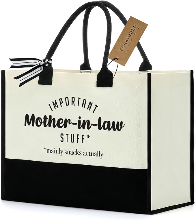 FORBIDDEN PAPER Gifts Tote Bag Important Stuff Tote Gift Gifts Birthday for Shopping Bag Grocery Bag Utility Tote