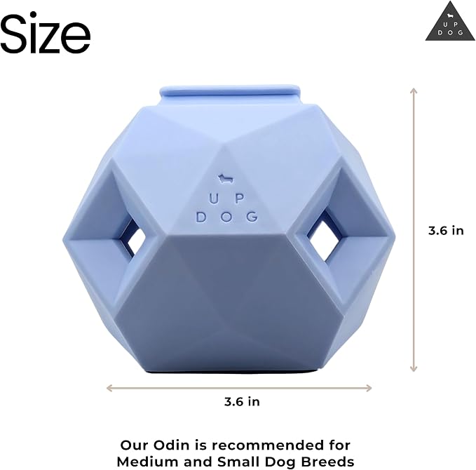 Treat Dispensing Balls for Medium Dogs and Cat Treat Dispenser Toy Interactive for Self-Play Improves Oral Hygiene, Mental Simulation, and Bordem Buster, Simple and Effective Food Toy (3.6 x 3.6 in)