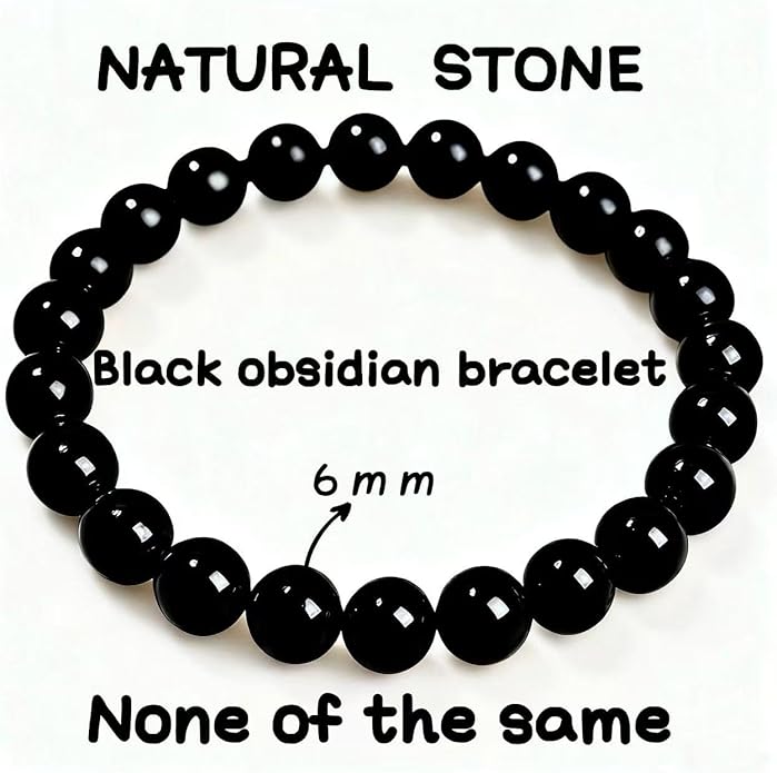 Bracelets for Women，Stretch Unisex Crystal Bead Bracelet -Chakra Healing Stone Luck Energy Bracelet, Ideal Graduation Birthday Gift