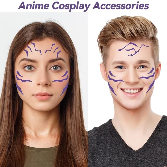Full Body Temporary Tattoo Set (8 PCS) – Waterproof Holographic Body Art Stickers for Festival, Cosplay, Party & Fashion Looks – Long Lasting & Easy to Remove