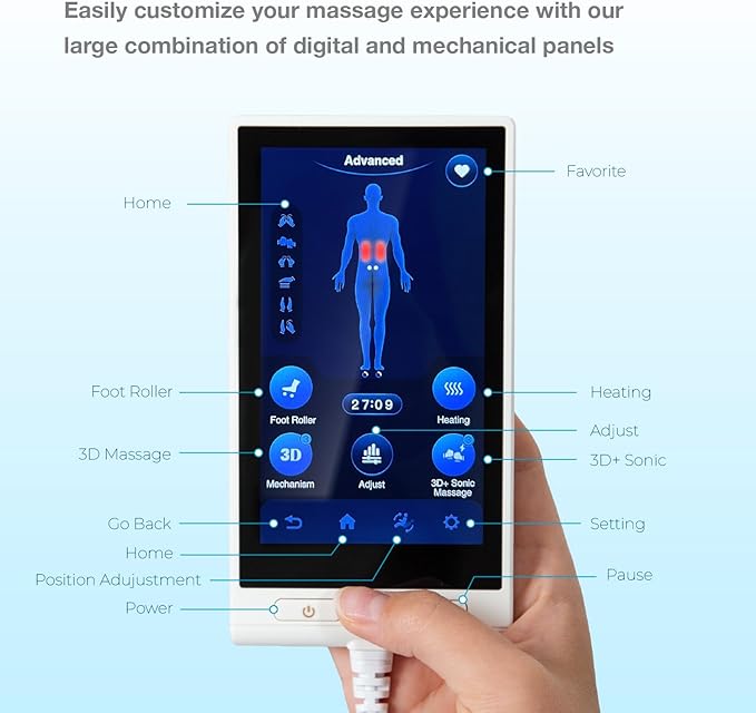 Osaki Ai Monarch LE | Full Body | Sonic Massage | 3D + Massage Mechanism | Body Scan | Hand Reflexology (Black)