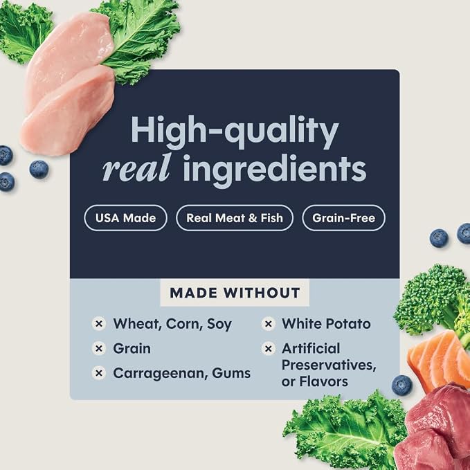 Instinct Original Grain Free Recipe Variety Pack Natural Wet Canned Cat Food by Nature's Variety, 3 Ounce (Pack of 12) | Rich & creamy pate texture, high protein, real meat, whole-food ingredients, grain-free, hydration support