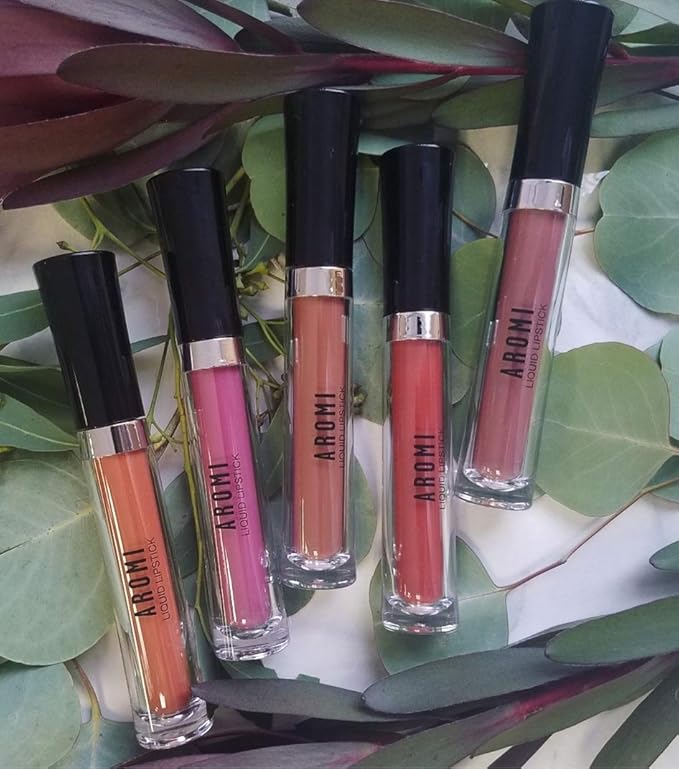 Aromi Matte Liquid Lipstick | Nutmeg, Orange Lip Color, Squash Shade, Long-Lasting, Waterproof (Burnt Pumpkin)