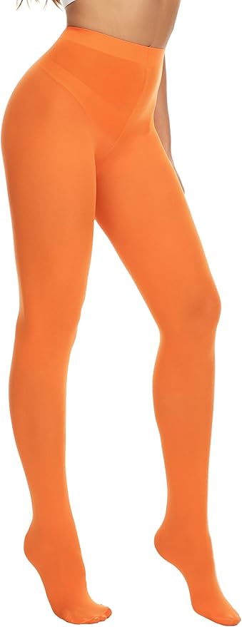 CozyWow Women's 80D Soft Opaque Tights, High Waist Solid Color Womens Tights with 30+ Colors