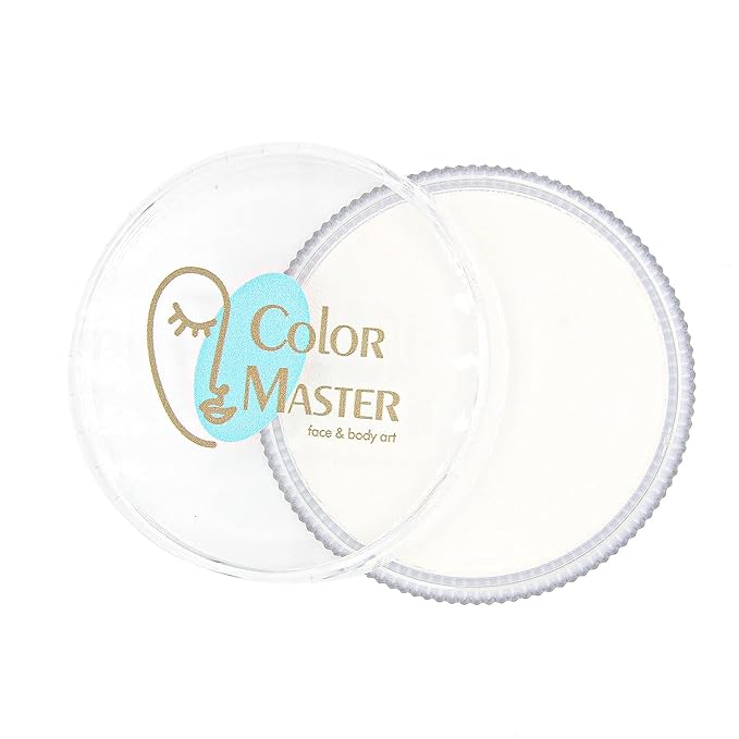 Face and Body Paint (water-based) White (30gm), Non-Toxic and High-Quality Body Paint for Halloween Makeup, Costumes, Festivals