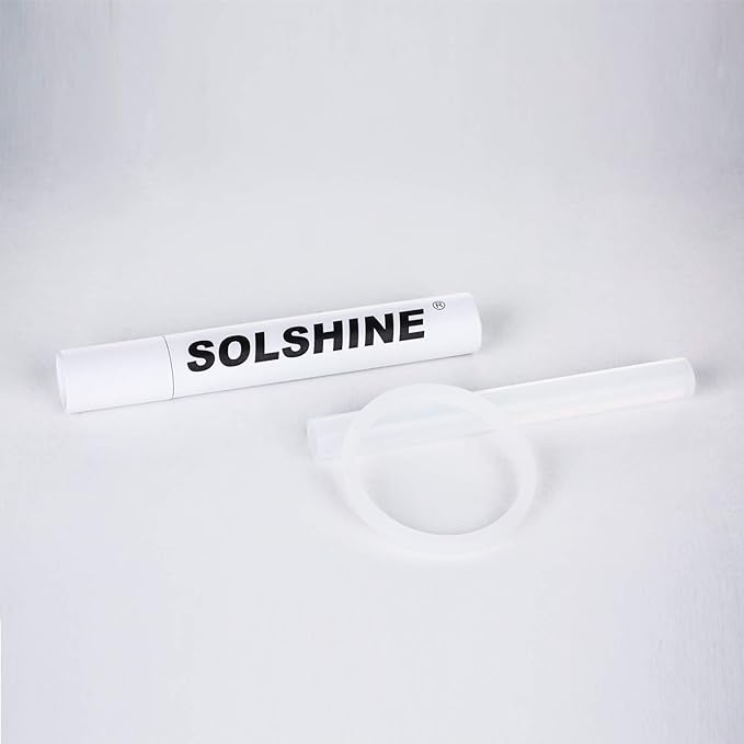 SOLSHINE Crystal Singing Bowl 8 Inches 512Hz C Note Root Chakra Frosted Quartz, With Free Crystal Forward And O-ring Sound Repairer