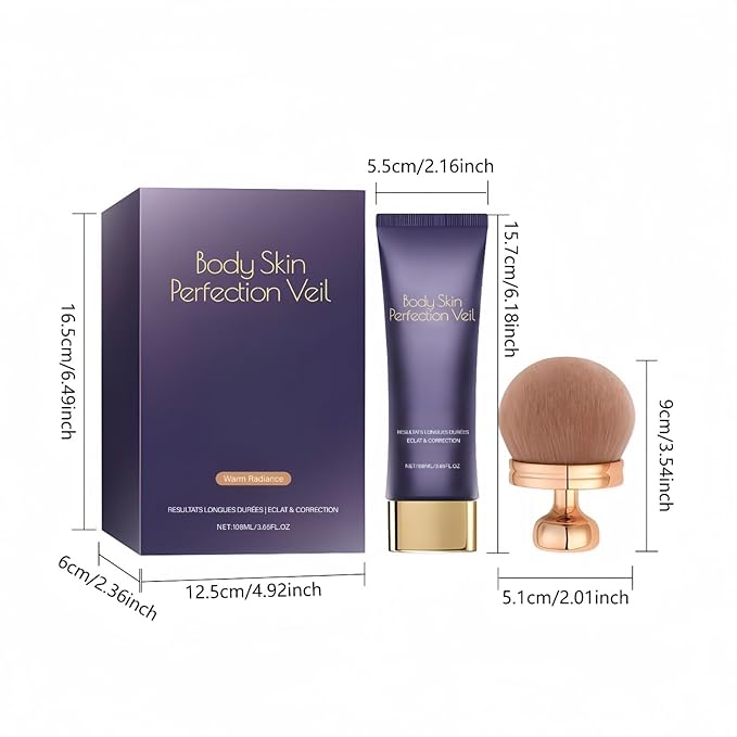 Body Concealer - Multi-Effect Full Coverage For Tattoos, Scars, And Varicosities, Light Makeup, Long-Lasting Formula, 100ML