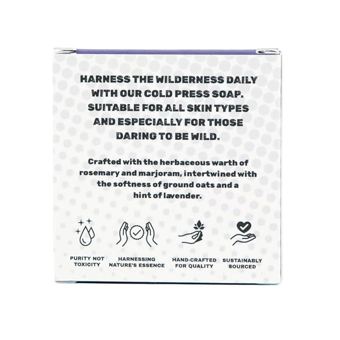 FORESTBORN All Natural, Premium Quality Bar Soap with Mild Texture, 5 oz, Rosemary Mingle - Nurturing Nature and Nourishing Lives