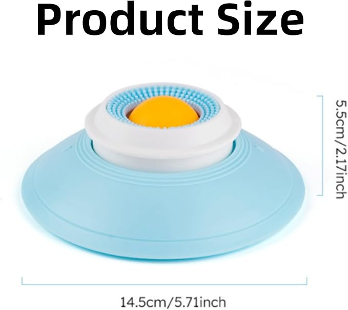 Dog Lick Bowl with Rolling Ball, Dog Licking Bowl for Liquid Food, Anxieties Relief Slow Feeder, Cat Treat Dispenser Licks Toys, Non-Slip Licking Bowls, Suitable for All Types of Dogs, Cats