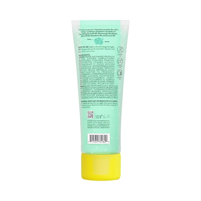 Onyx Professional Hydrating Body Lotion & Serum Duo with Ceramide NP & Coconut Oil, Coconut Bliss, 7 fl oz, 2pk