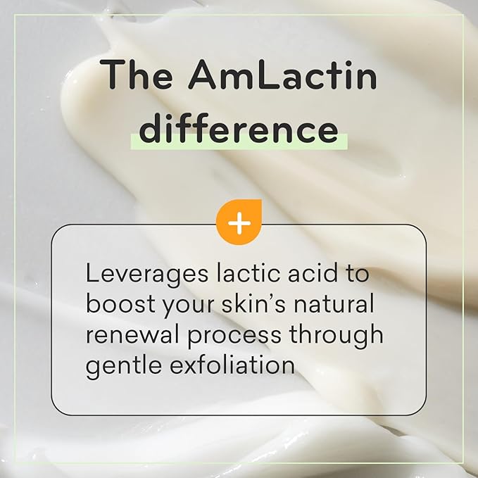 AmLactin Daily Vitamin C Lotion – Brightening Body Lotion for Dry Skin - No-Scrub Exfoliator and Moisturizer with 7% Lactic Acid AHA and Vitamin C, 7.9 oz (Packaging May Vary)