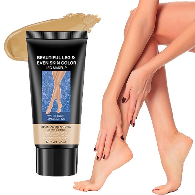 Leg Makeup Waterproof No Transfer, Body Makeup Waterproof No Transfer, Tattoo Cover Up MakeUp WaterProof, WaterProof LEG MakeUP Cream, Instant Tanning Legs, Body Foundation (#02, Medium)