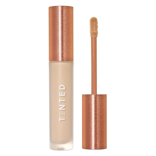 Live Tinted Hueskin Serum Concealer - Medium-to-Full Coverage Concealer with Niacinamide, & Hyaluronic Acid for Dark Circles, Fine Lines & Wrinkles, Buildable Long-Lasting Formula, 0.35 oz Shade 19.50