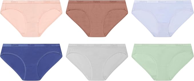 Hanes Girls' Period Underwear Boxer Briefs, Comfort Period Boxer Brief Panties for Girls, Moderate Protection