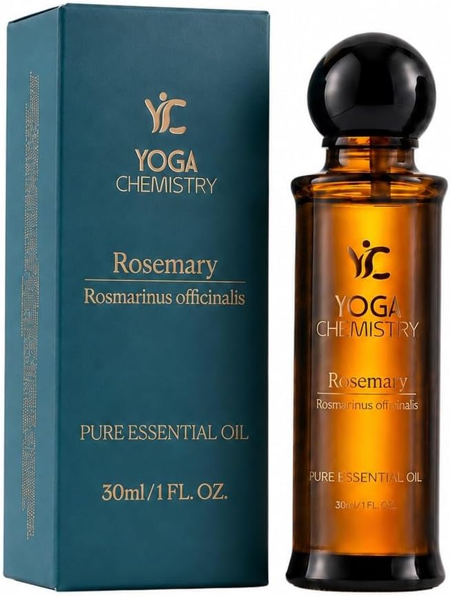 Rosemary Essential Oil | Energy & Stamina Mood Ritual | 100% Pure, Undiluted & GCMS Tested | Essential Oils for Hair, Scalp, Diffuser, Aromatherapy, Massage & DIY | 30 ml / 1 fl oz