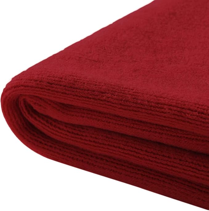 Homiest Red Knitted Throw Blanket with Fringe, 50x60 Inch | Pure Acrylic, Lightweight & Breathable, All-Season Use, Machine Washable, Wrinkle & Fade Resistant, for Couch Sofa And Bed