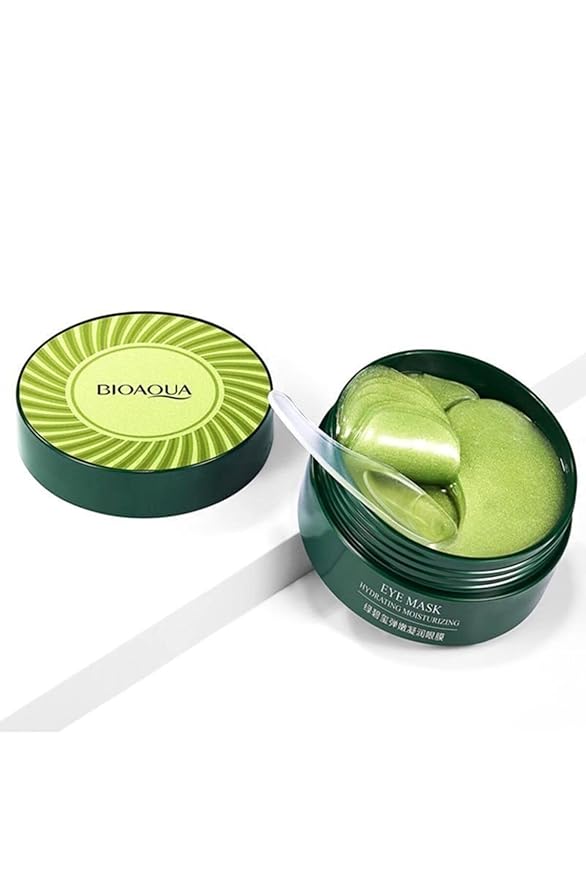BIOAQUA 30 Pairs Eye Mask Moisturizing Hydrating Anti-Wrinkle Anti-Aging Remove Dark Circles Smooth Nourishing Refreshing (GREEN)