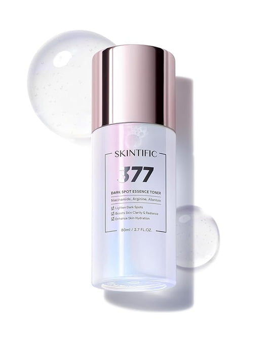 Brightening Serum Toner with 377 Pro Optical Scattering Technology – Hydrating, Lightens Dark Spots, Evens Skin Tone – Tamarind Seed Polysaccharide & Arginine for Radiant, Healthy Skin