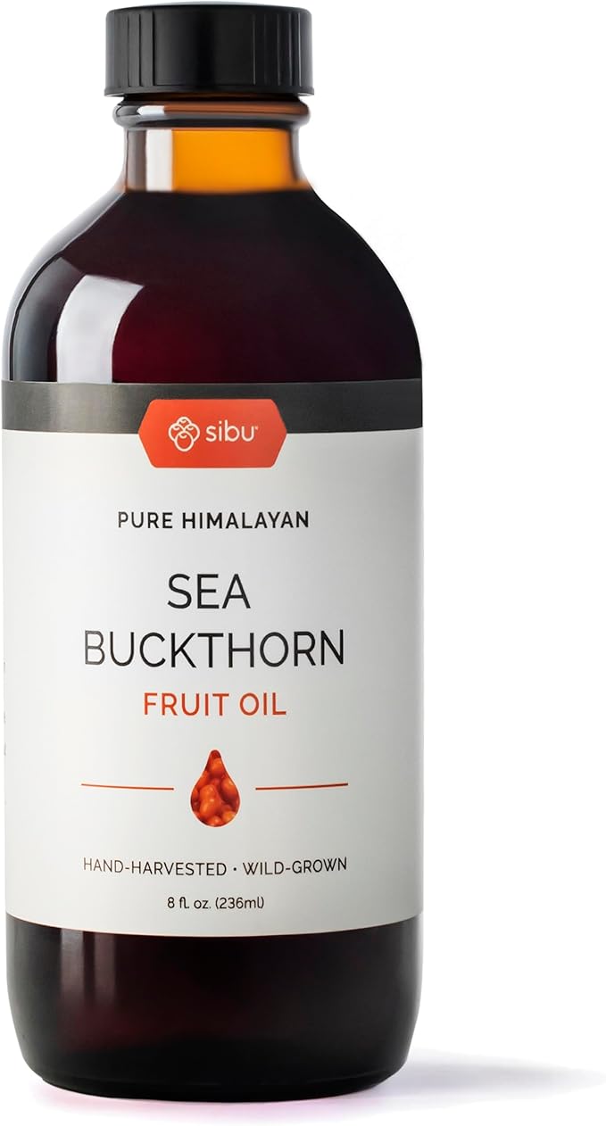 sibu Premium Himalayan Omega 7 Sea Buckthorn Fruit Oil, 8 oz