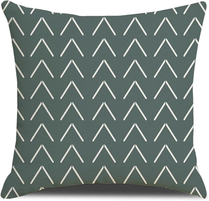 Throw Pillow Covers 16x16 Inch, Pillow Covers 16x16,Squar Pillow Covers Set of 4 Boho Modern Farmhouse Neutral Decorative Pillowcases Linen Cushion Case for Couch, Bed, Home Decor