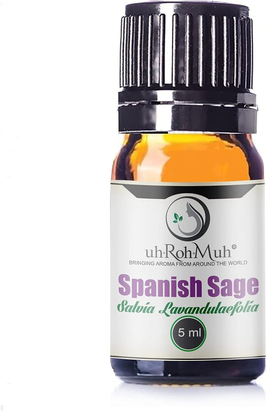USDA Certified Organic Spanish Sage Essential Oil || Pure || Spain - 5 mL