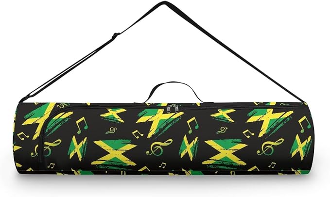 Yoga Mat Bag with Adjustable Shoulder Strap and Handle Zipper, 30in Wide x 6.3in Diameter for Yoga Mat Storage