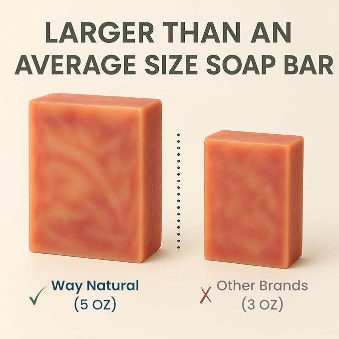 Goat Milk Soap Bar, Cherry Almond (3 Pack) - Premium, Handmade w/Real Milk in USA - Hand & Body Goat Soap - Dry Skin, Gentle, No Dyes - (Large, 5oz)