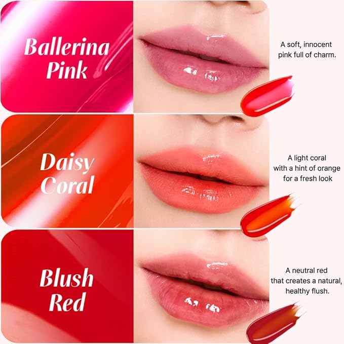 Peel Off Waterproof Lip Tattoo 6g - 24h Long Lasting Korean Lip Stain, Transfer Proof Matte Blush Red with plumping effect (Daisy Coral)