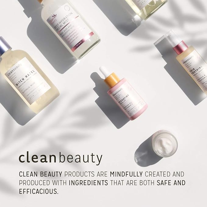 Clean Beauty Deep Hydration Sleeping Face Mask with Rosehip Oil & Collagen - Strengthen Skin & Reduce Fine Lines (4 oz)